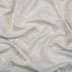 Ткань Блэкаут для штор светозатемняющая 75% (Ширина 280см) &quot;Ледовое тиснение цвет Светло-Серый&quot; (на отрез) в Петропавловске-Камчатском