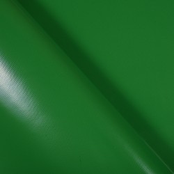Ткань ПВХ 450 гр/м2 (Ширина 1,6м), цвет Зелёный (на отрез) в Петропавловске-Камчатском