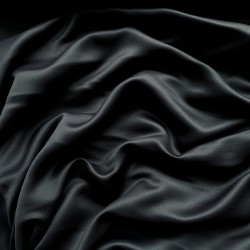 Светозатемняющая ткань для штор &quot;Блэкаут&quot; 95% (Blackout) (Ширина 280см), цвет Черный (на отрез) в Петропавловске-Камчатском