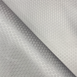 Ткань Oxford 300D PU Рип-Стоп СОТЫ, цвет Светло-Серый (на отрез) в Петропавловске-Камчатском