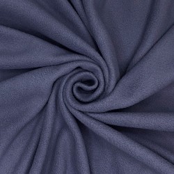 Ткань Флис Односторонний 130 гр/м2 (Ширина 150см), цвет Темно-серый (на отрез) в Петропавловске-Камчатском
