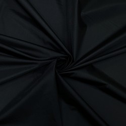 Ткань Дюспо 240Т  WR PU Milky (Ширина 150см), цвет Черный (на отрез) в Петропавловске-Камчатском