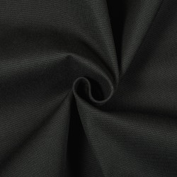 Ткань смесовая Канвас 35/65, цвет Черный (на отрез)  в Петропавловске-Камчатском