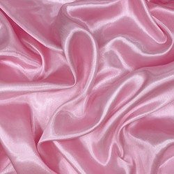 Ткань Атлас-сатин (Ширина 150см), цвет Розовый (на отрез) в Петропавловске-Камчатском