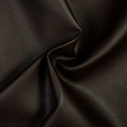 Эко кожа (Искусственная кожа) (Ширина 138см), цвет Темно-Коричневый (на отрез) в Петропавловске-Камчатском