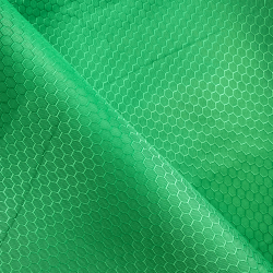Ткань Оксфорд 300D PU Рип-Стоп СОТЫ, цвет Зелёный (на отрез)  в Петропавловске-Камчатском