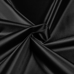 *Ткань Оксфорд 210D PU, цвет Черный (на отрез)  в Петропавловске-Камчатском